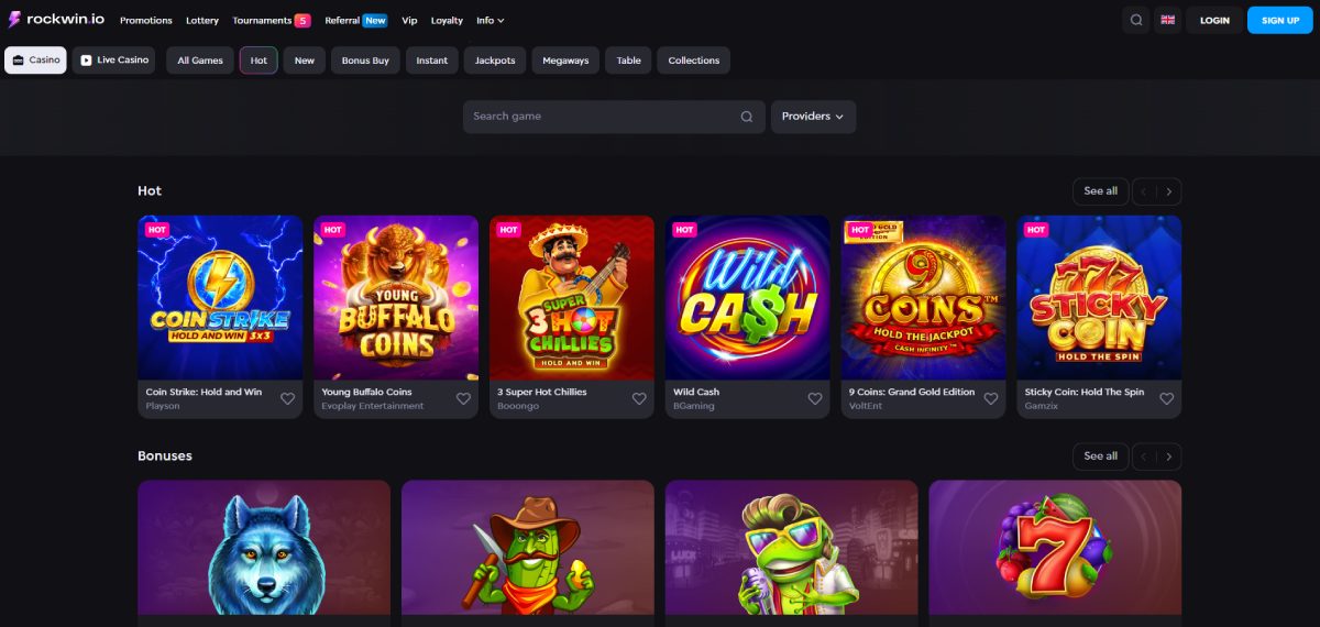 Rockwin quick withdrawal online casino