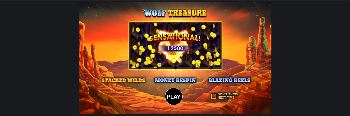 Wolf Treasure online pokie game